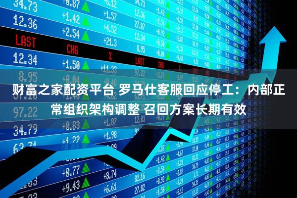 财富之家配资平台 罗马仕客服回应停工：内部正常组织架构调整 召回方案长期有效